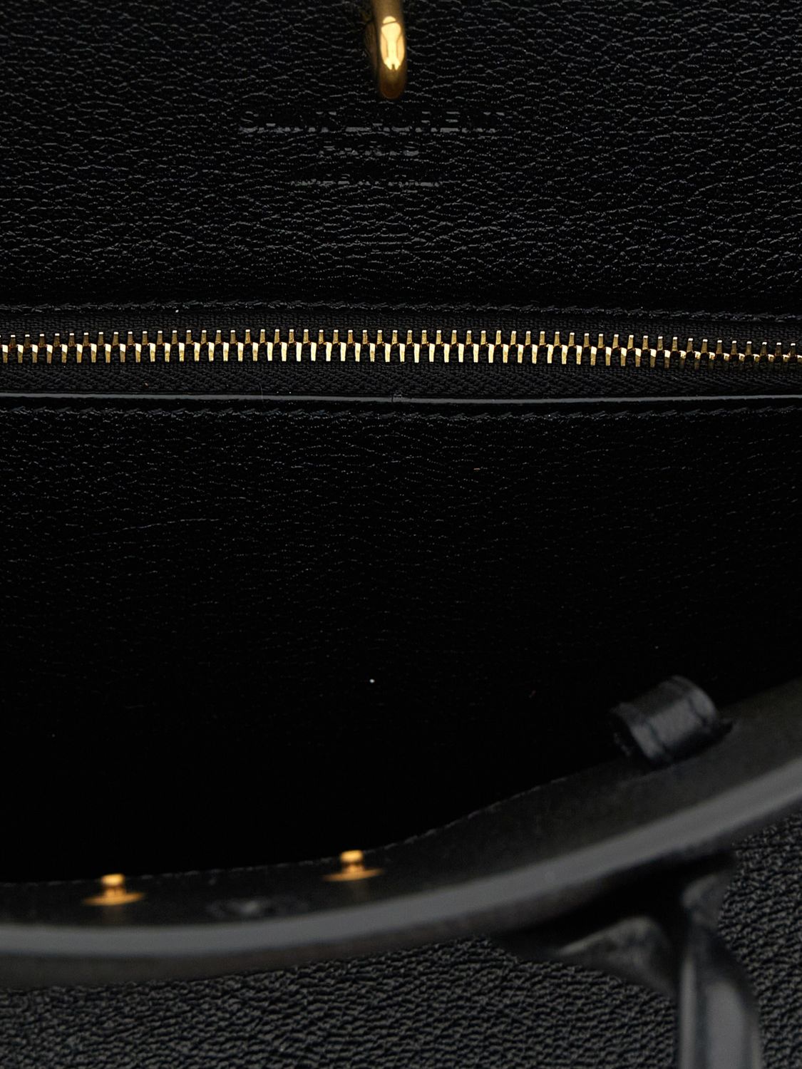 Saint Laurent Women Sac De Jour Grained Sheepskin Leather Handbag Saint Laurent With Padlock SAINT LAURENT