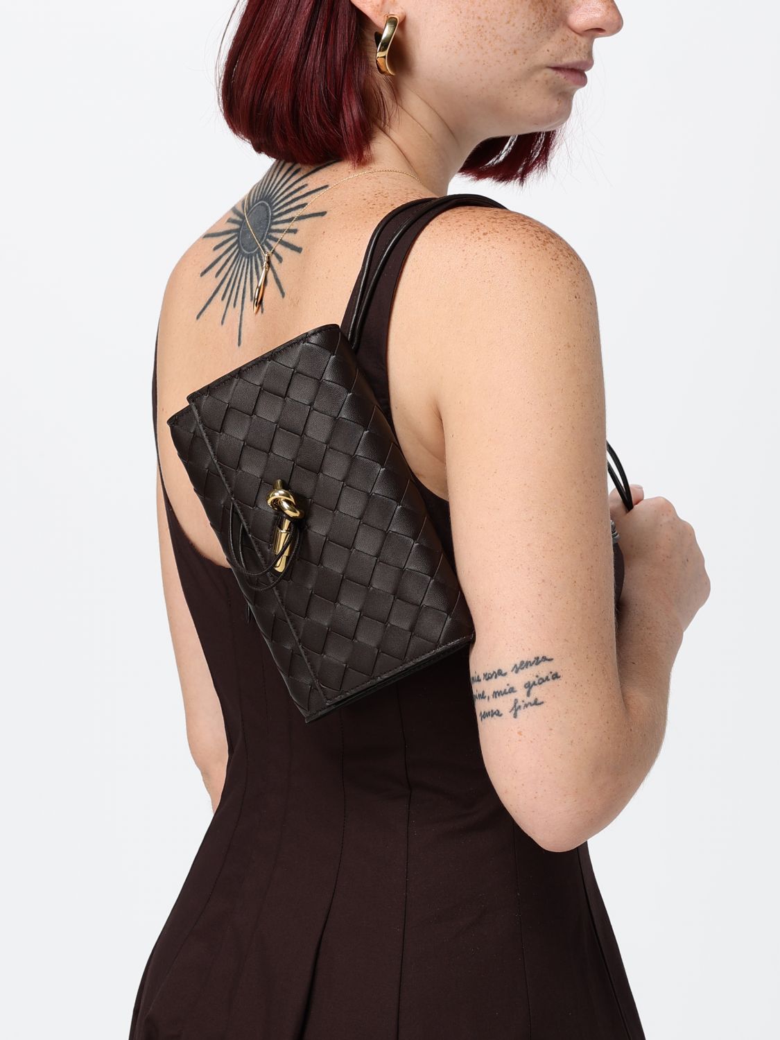 Andiamo Mini Handbag Bottega Veneta In Intrecciato Nappa Leather BOTTEGA VENETA