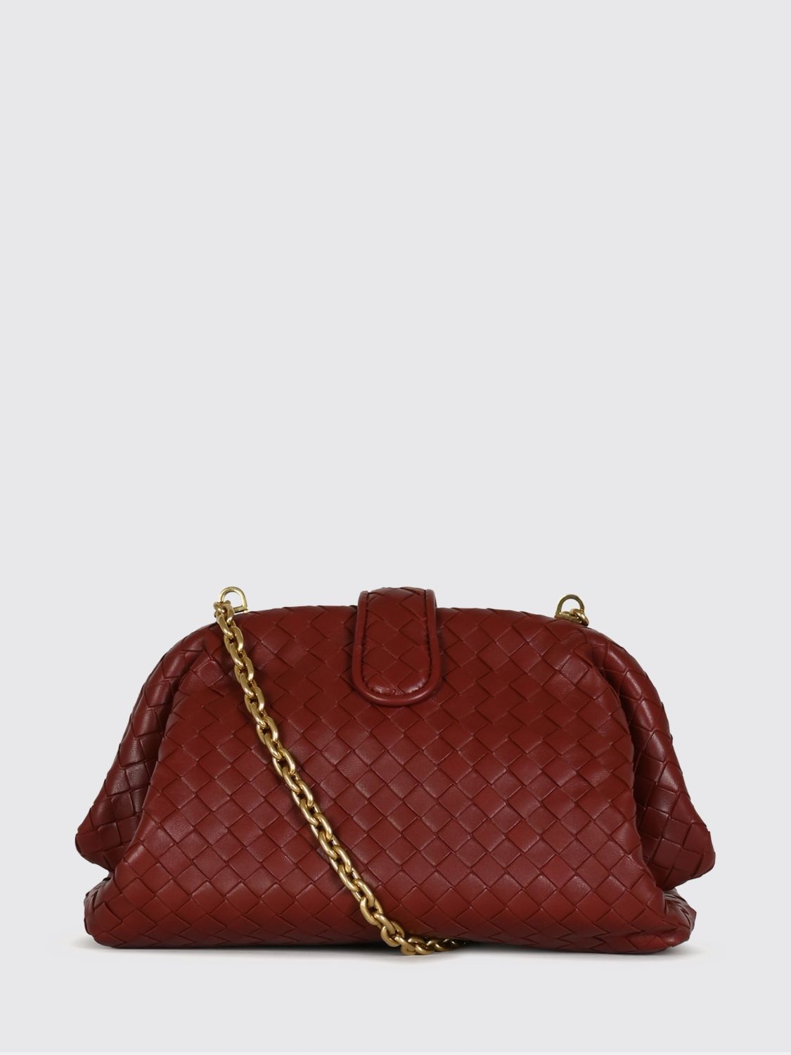 Bottega Veneta Women Bottega Veneta Lauren 1980 Intrecciato Lambskin Clutch With Strap BOTTEGA VENETA