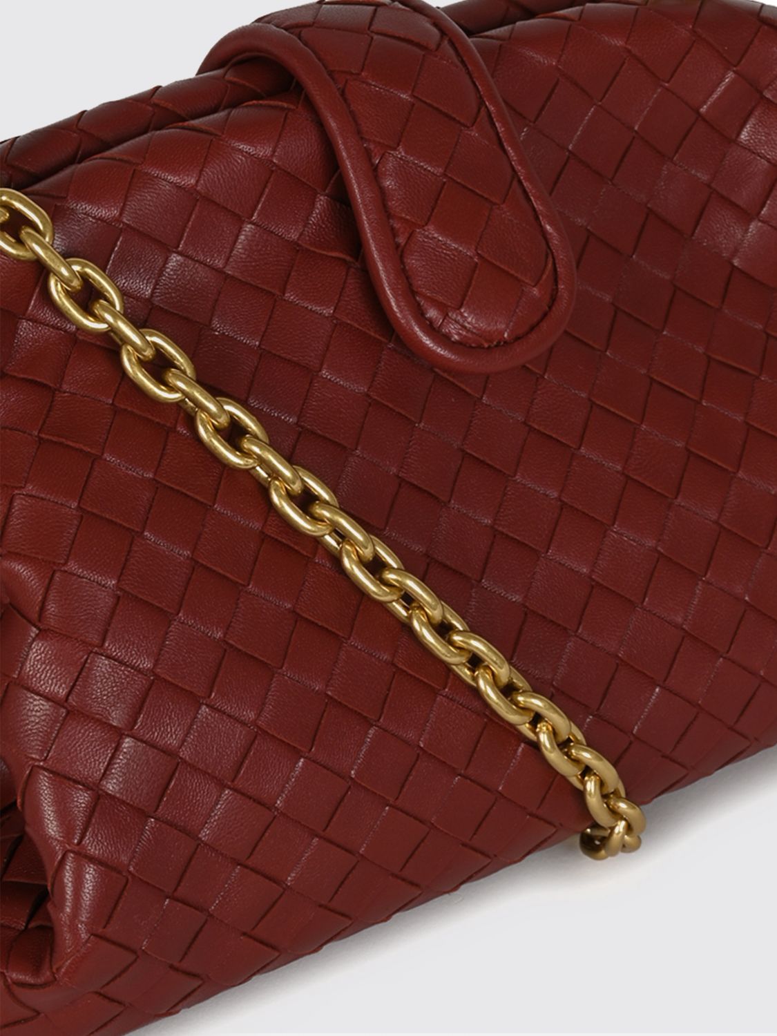 Bottega Veneta Women Bottega Veneta Lauren 1980 Intrecciato Lambskin Clutch With Strap BOTTEGA VENETA