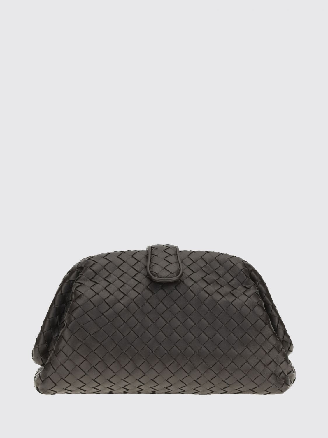 Bottega Veneta Women Bottega Veneta Lauren 1980 Intrecciato Lambskin Clutch With Strap BOTTEGA VENETA