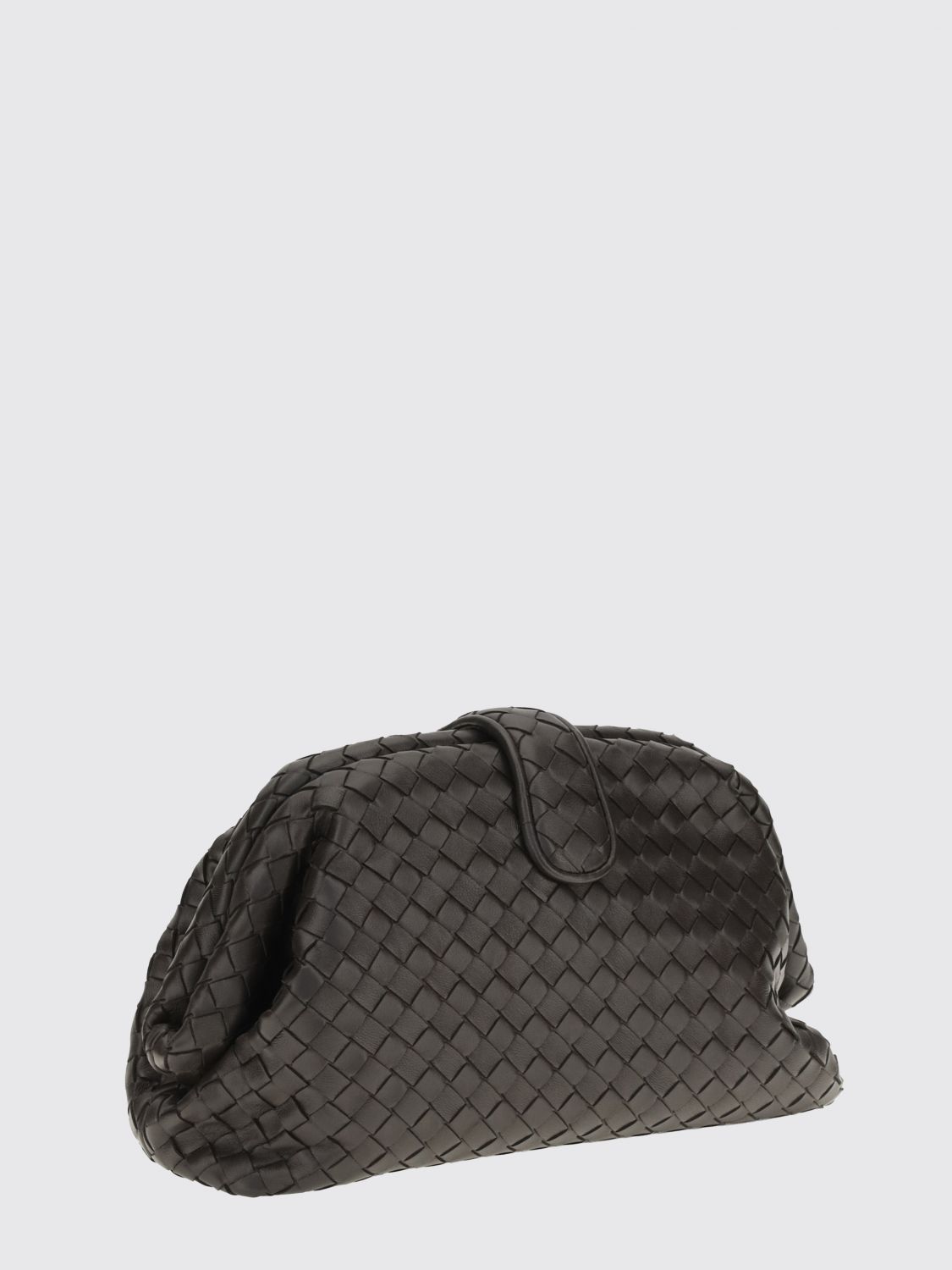 Bottega Veneta Women Bottega Veneta Lauren 1980 Intrecciato Lambskin Clutch With Strap BOTTEGA VENETA
