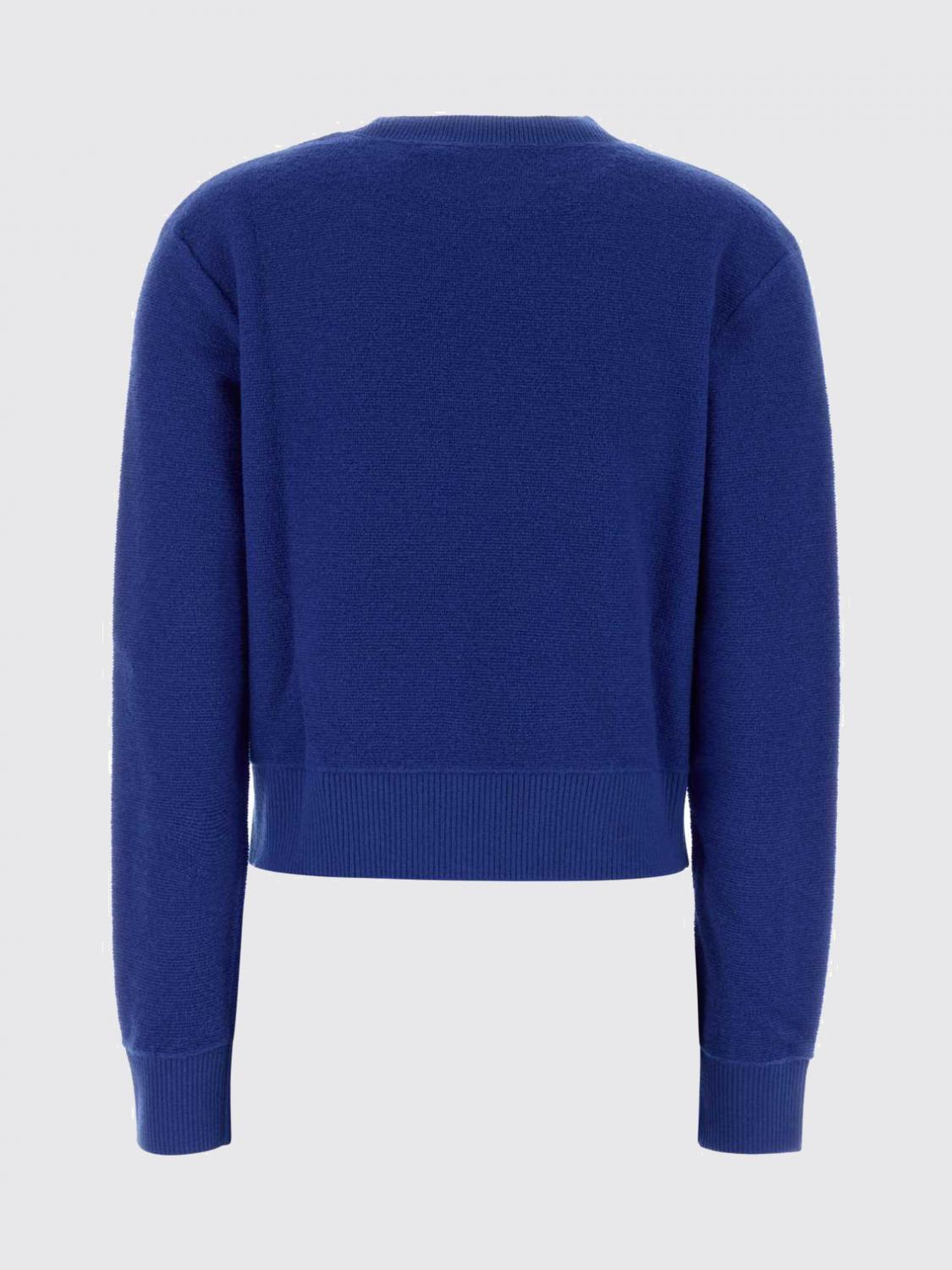Loewe Women Loewe Long-Sleeved Wool Crewneck Jumper With Contrast Logo LOEWE
