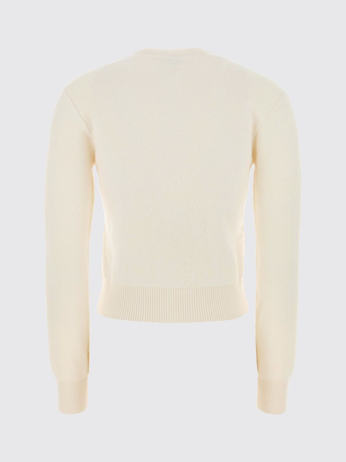 Loewe Women Loewe Long-Sleeved Wool Crewneck Jumper With Contrast Logo LOEWE