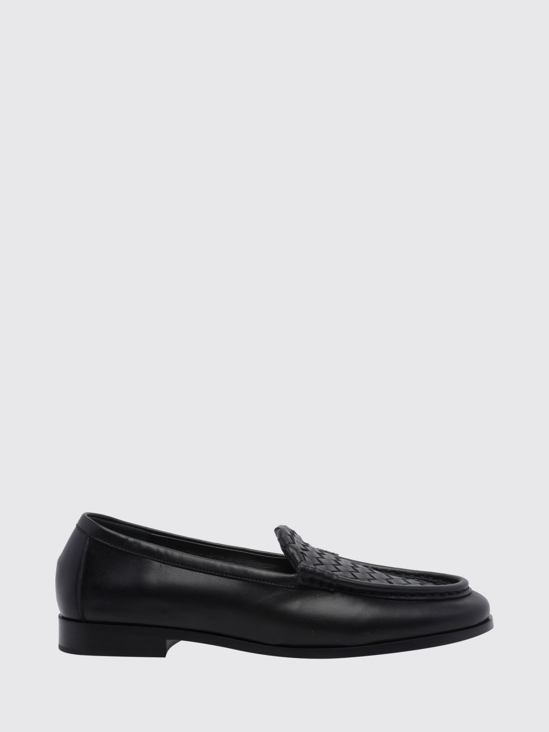 Silenzio Bottega Veneta Intrecciato Lambskin Leather Loafers BOTTEGA VENETA
