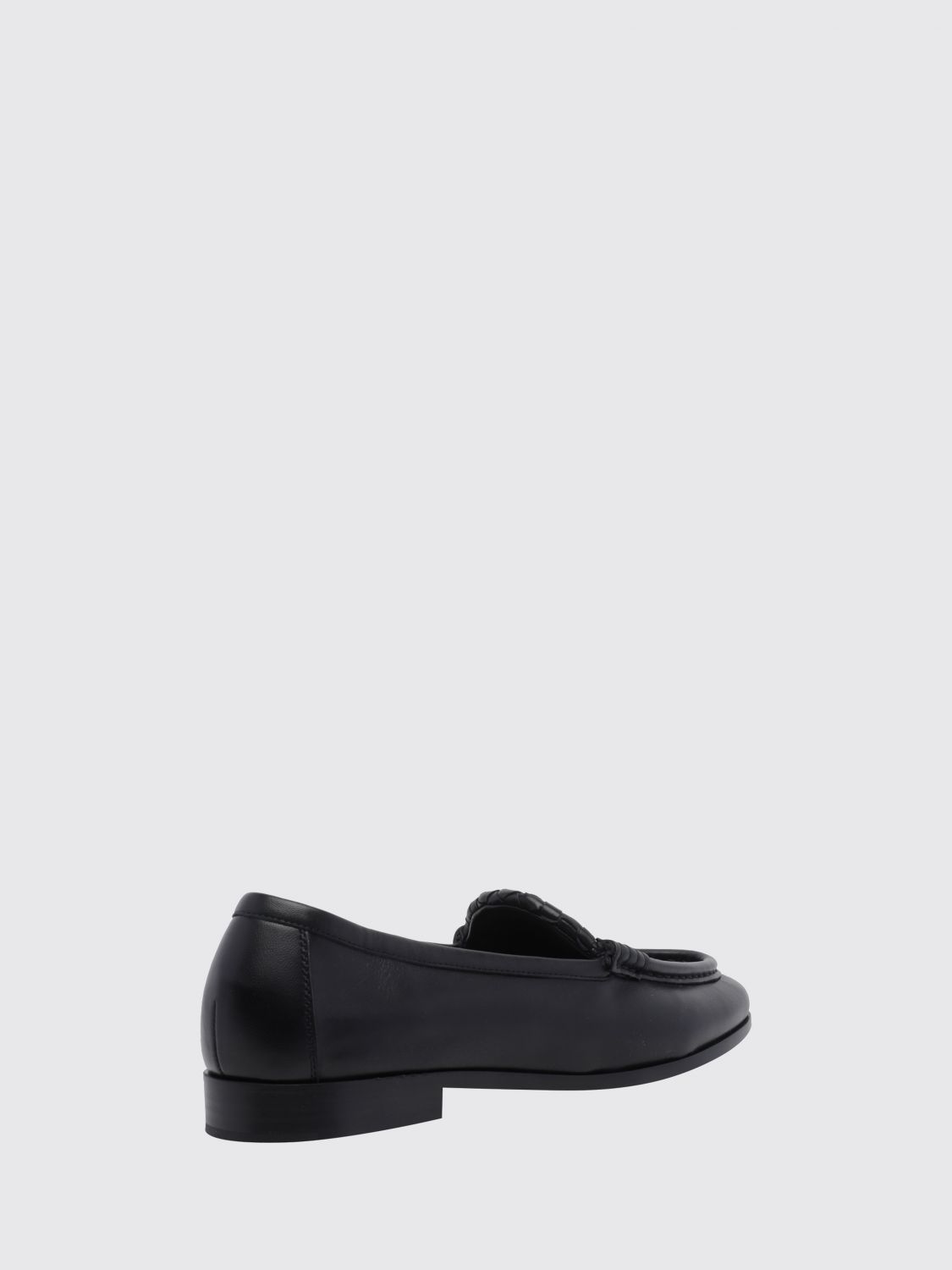 Silenzio Bottega Veneta Intrecciato Lambskin Leather Loafers BOTTEGA VENETA
