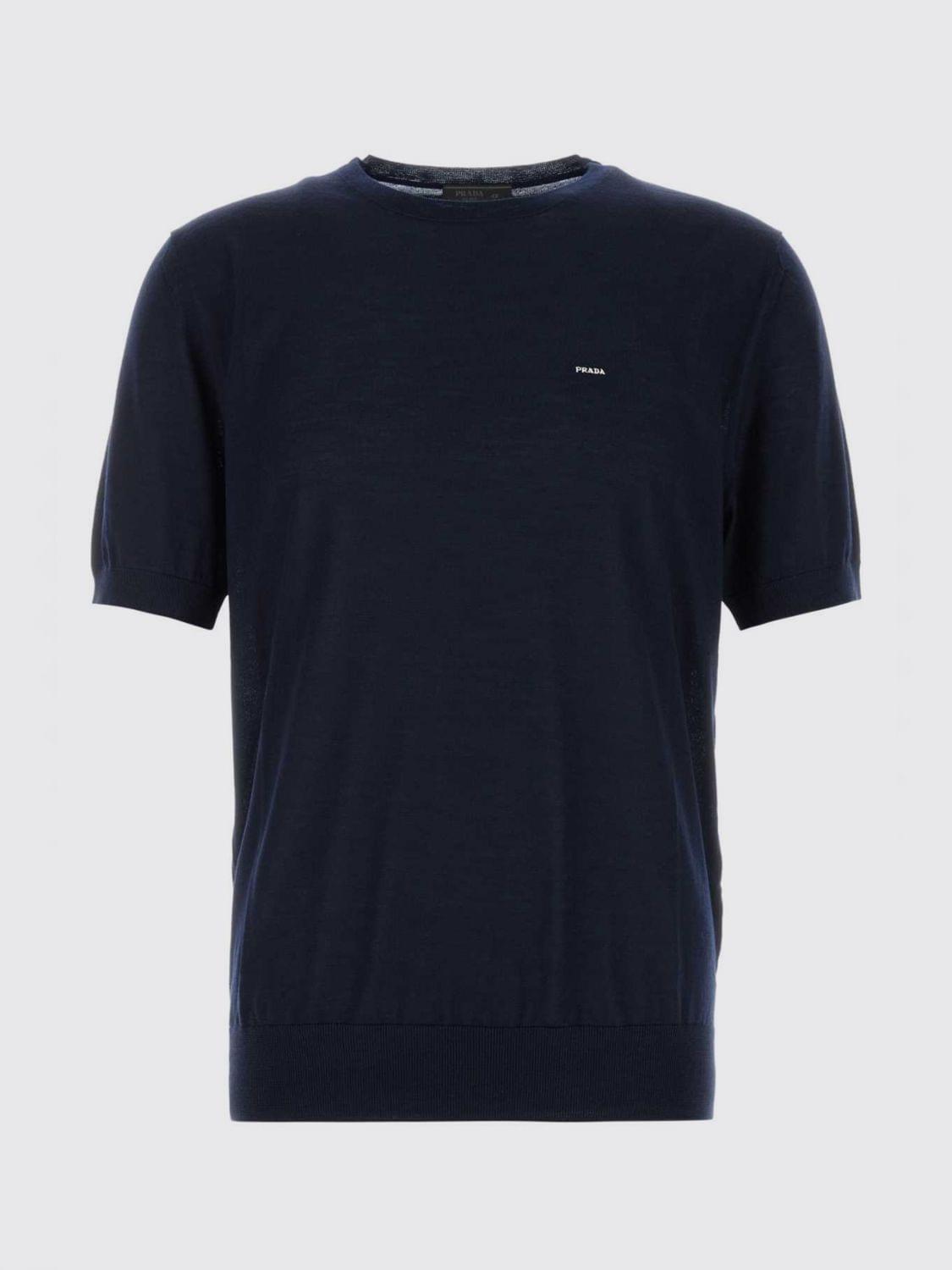 Prada Sweater Men Blue PRADA