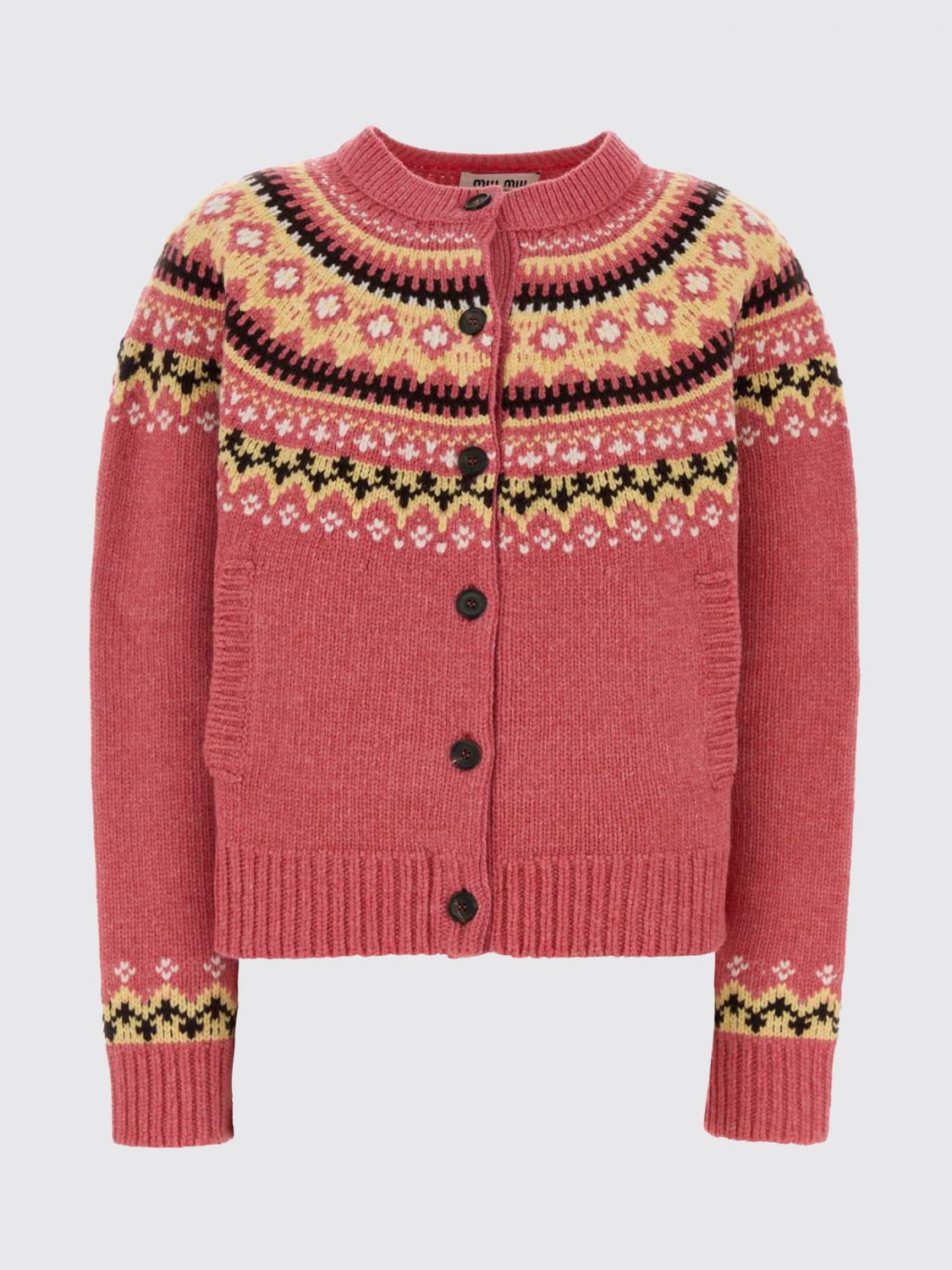 Miu Miu Sweater Woman Pink MIU MIU