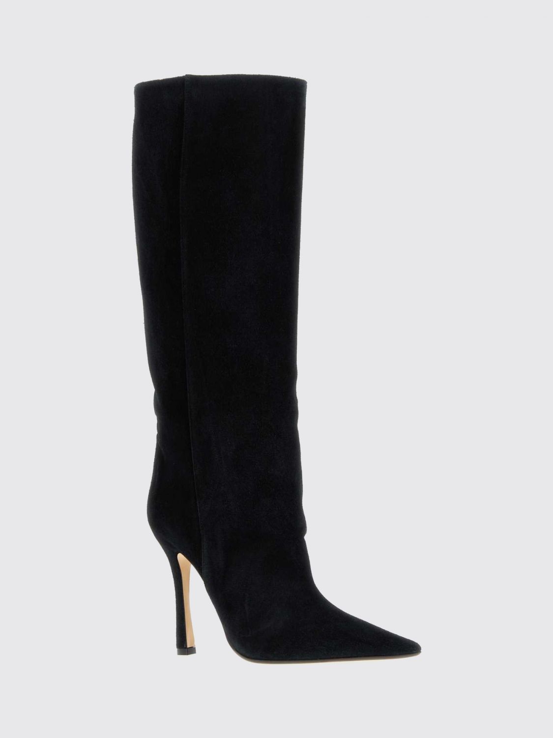 Gucci Women Naomi Suede Knee-High Boots Gucci With Stiletto Heel GUCCI