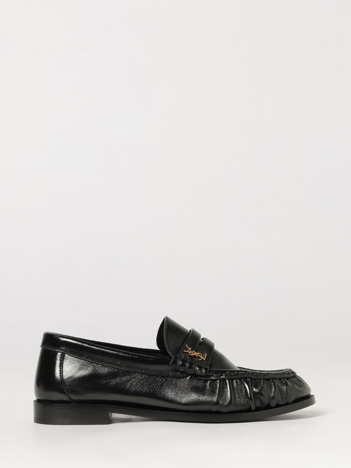 Le Loafer Penny Loafers Saint Laurent In Smooth Lambskin With Ysl Monogram SAINT LAURENT
