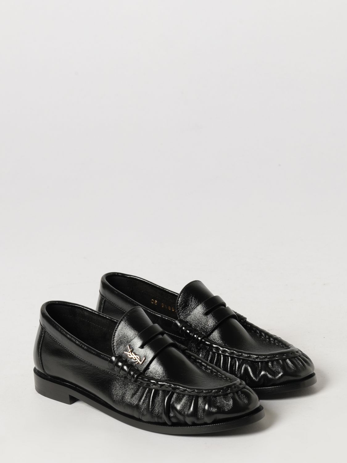 Le Loafer Penny Loafers Saint Laurent In Smooth Lambskin With Ysl Monogram SAINT LAURENT