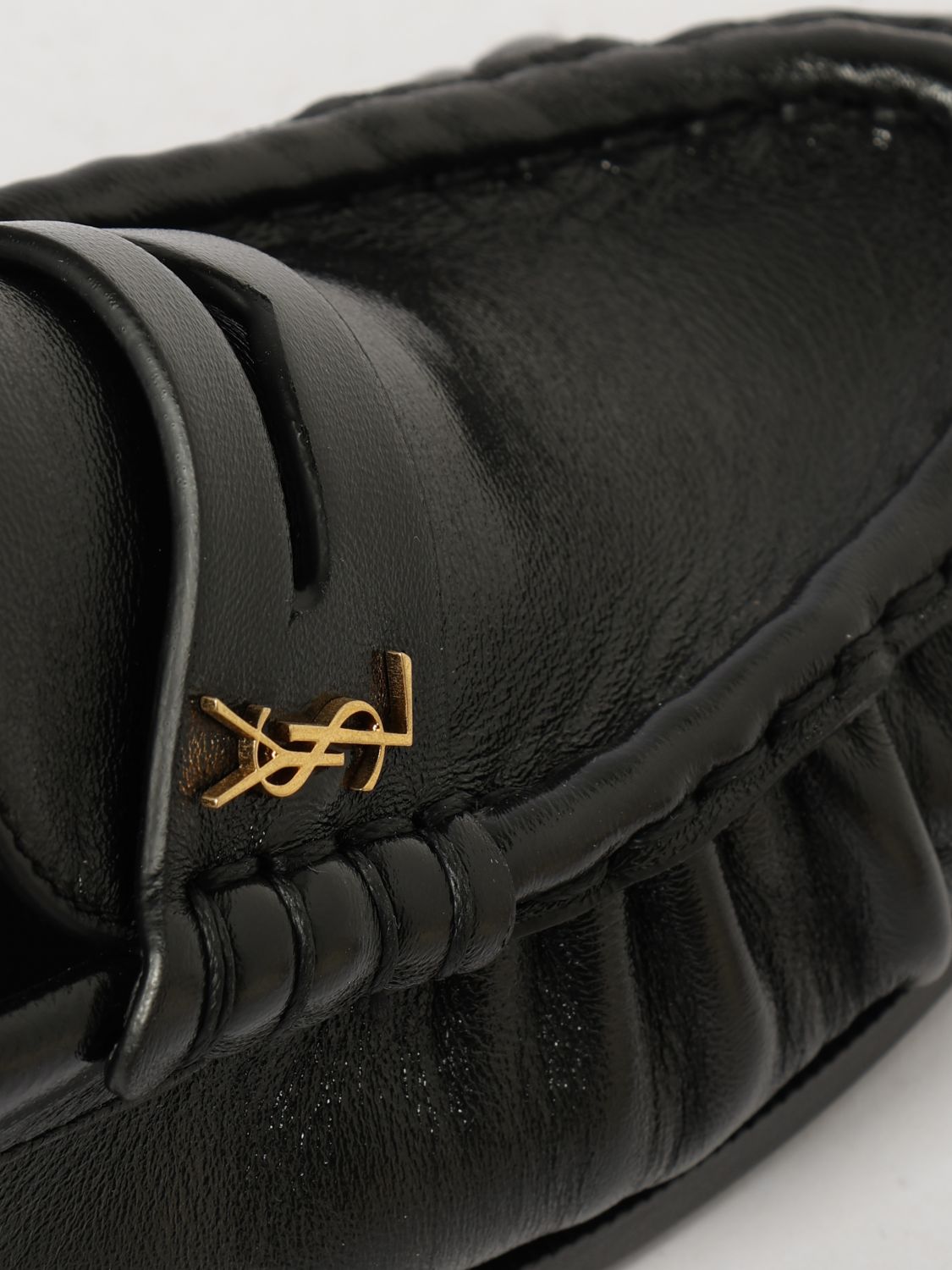 Saint Laurent Women Le Loafer Penny Loafers Saint Laurent In Smooth Lambskin With Ysl Monogram