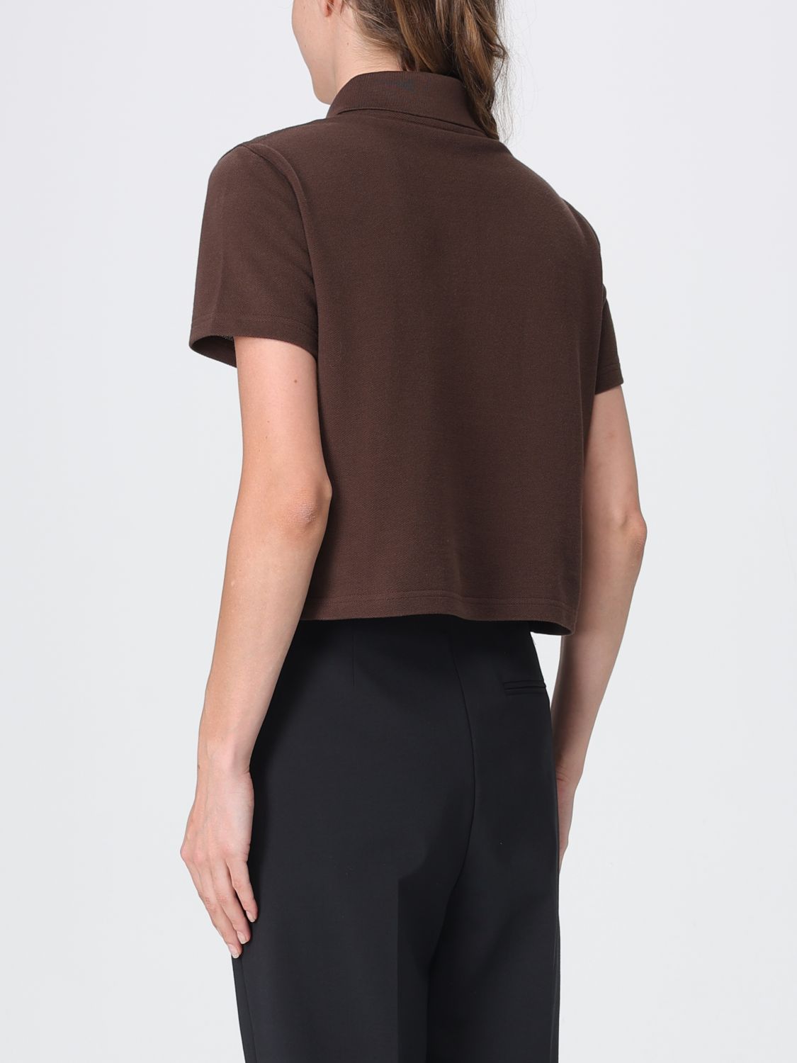 Saint Laurent Cotton Polo Shirt With Embroidered Ysl Monogram SAINT LAURENT