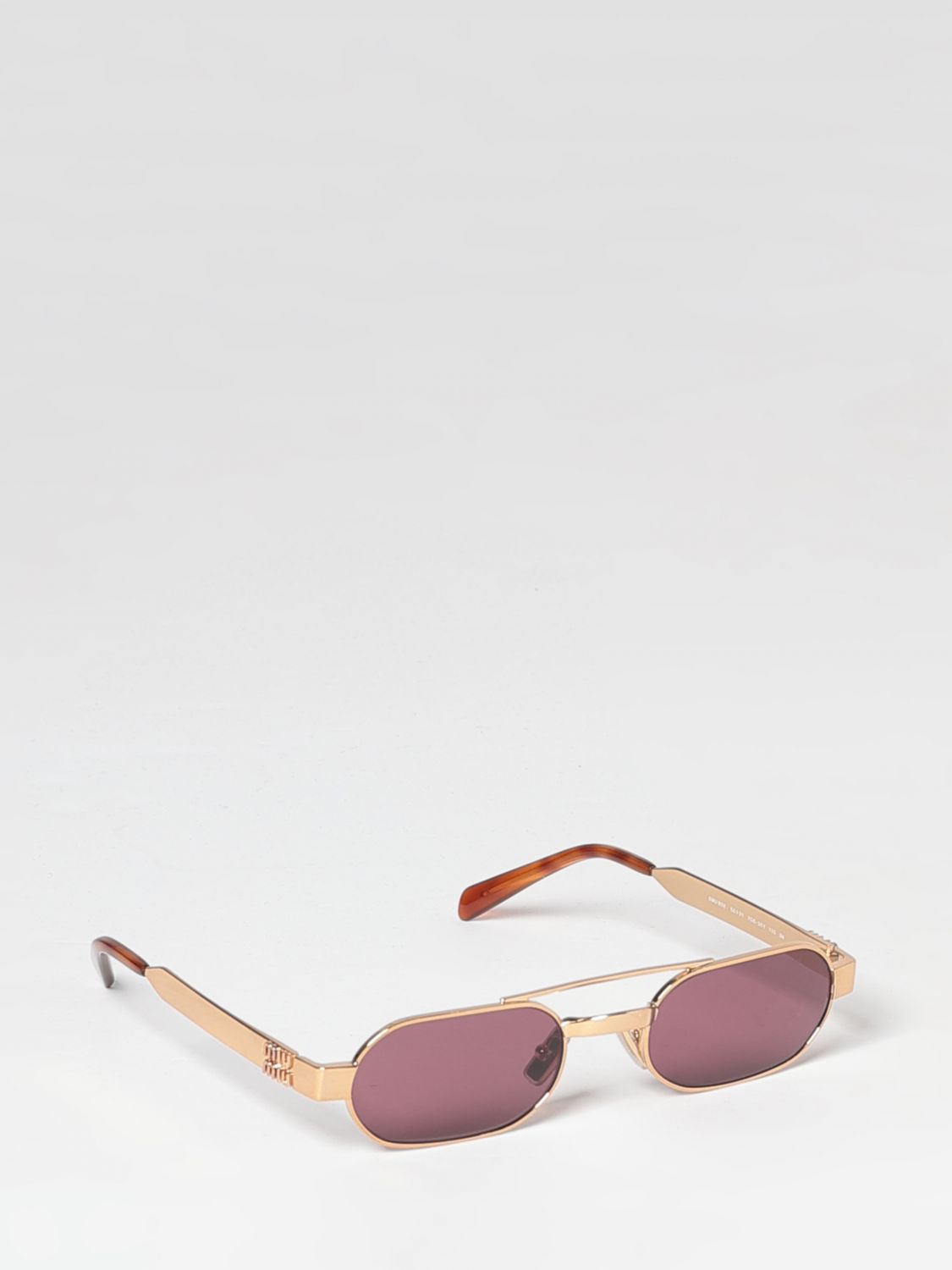 Miu Miu Sunglasses Woman Gold MIU MIU