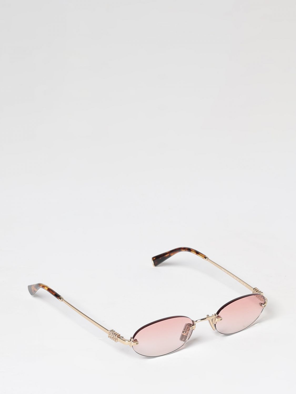 Miu Miu Sunglasses Woman Gold MIU MIU