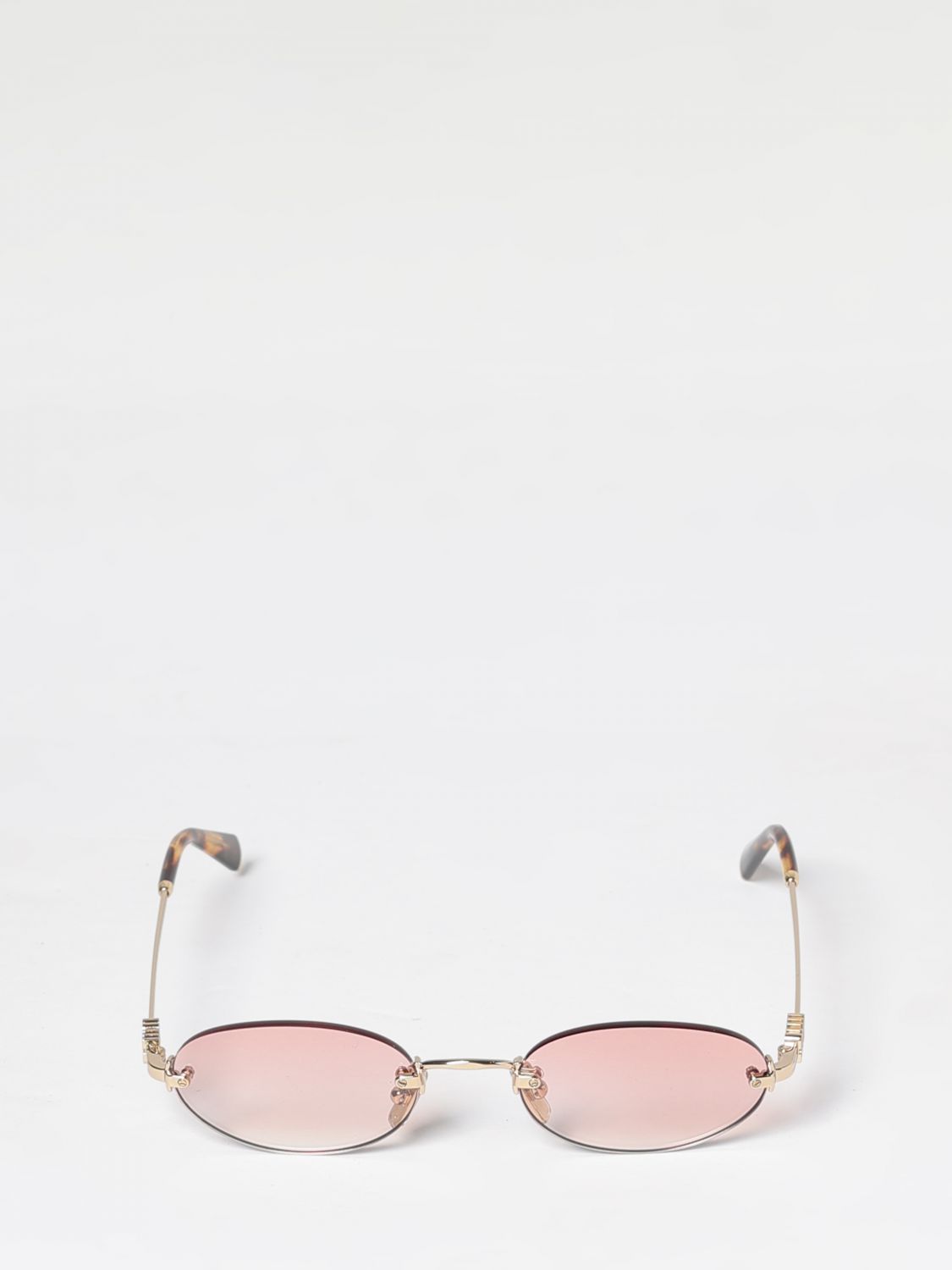 Miu Miu Sunglasses Woman Gold MIU MIU