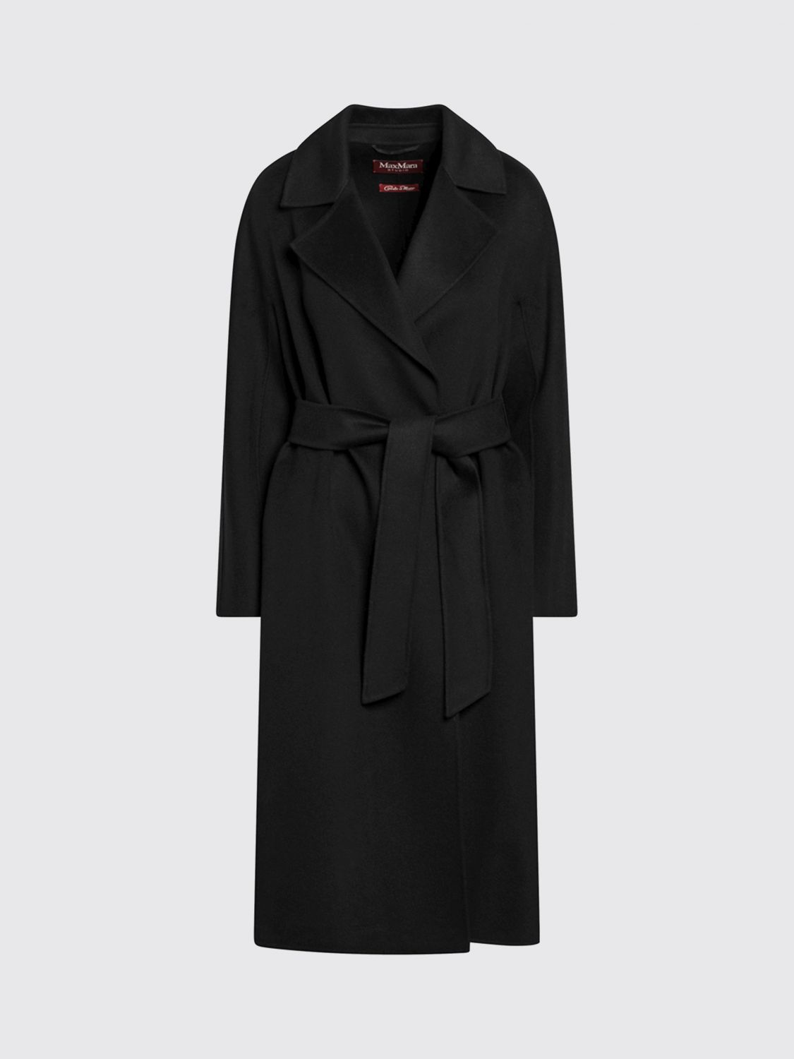 Max Mara Studio Coat Woman Black MAX MARA STUDIO