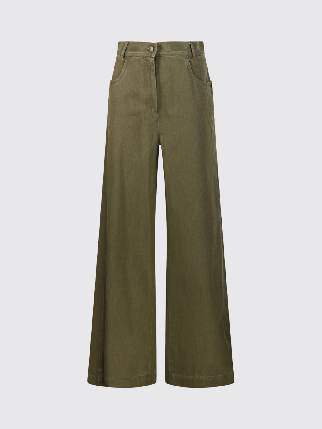 Max Mara Jeans Woman Green MAX MARA