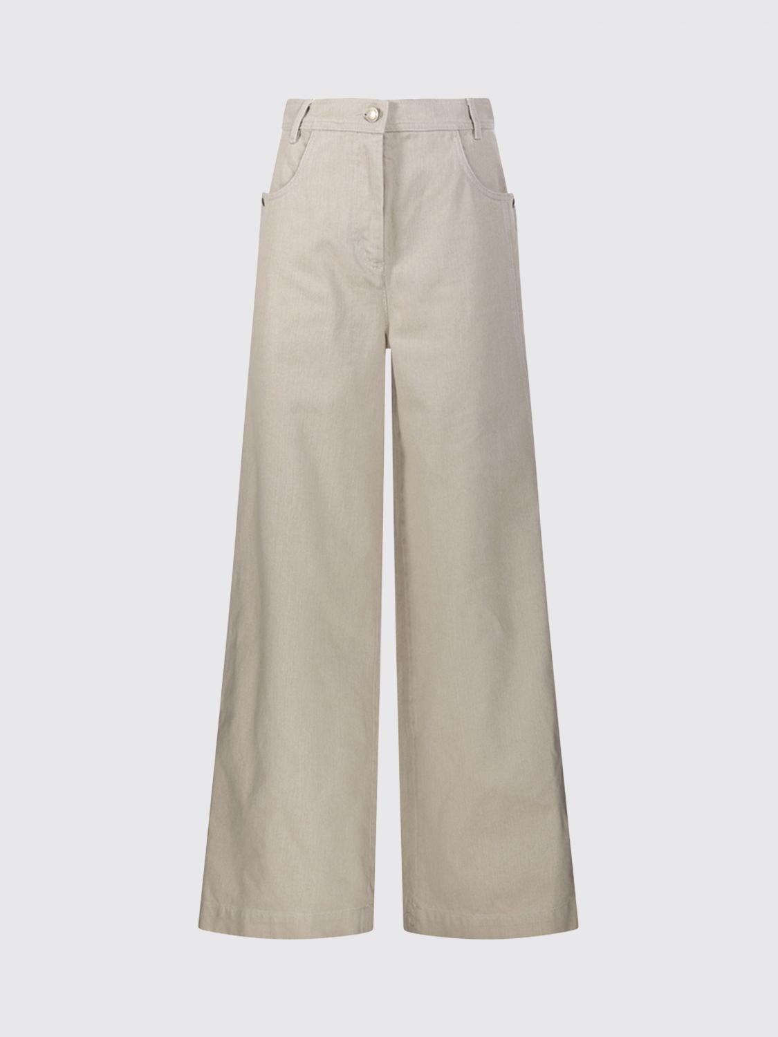 Max Mara Jeans Woman Beige MAX MARA