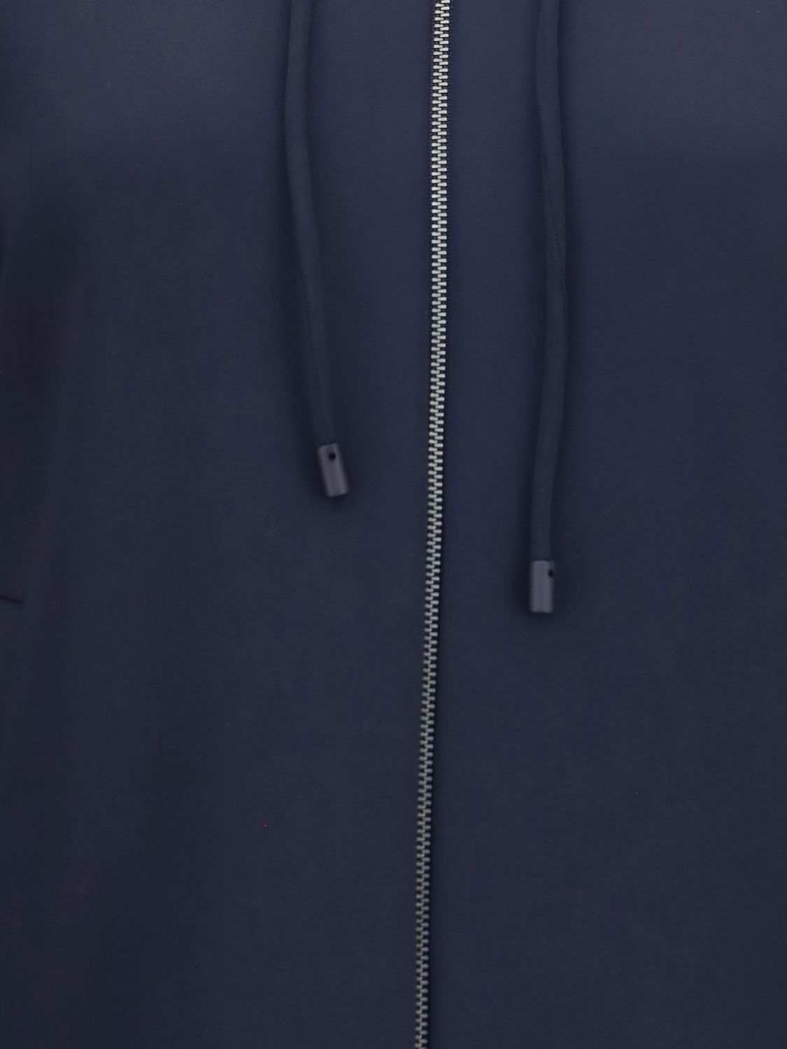 Max Mara Women Zipped Cotton-Blend Hoodie Max Mara With Dropped Shoulders MAX MARA