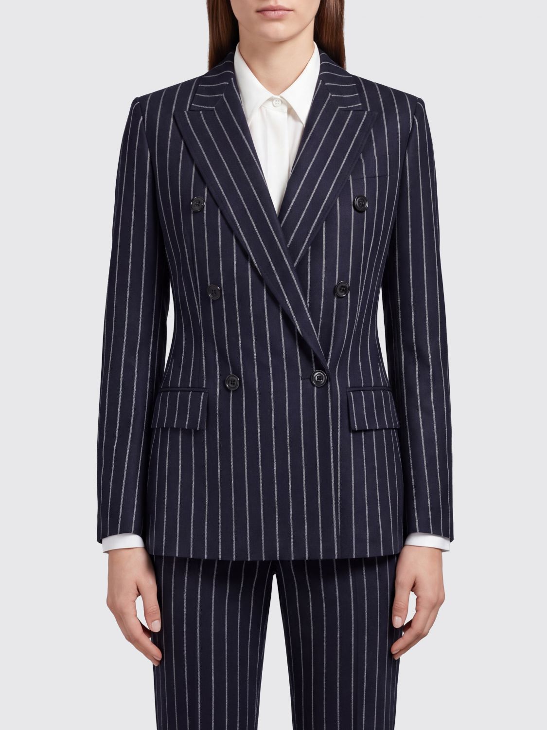 Max Mara Jacket Woman Blue MAX MARA