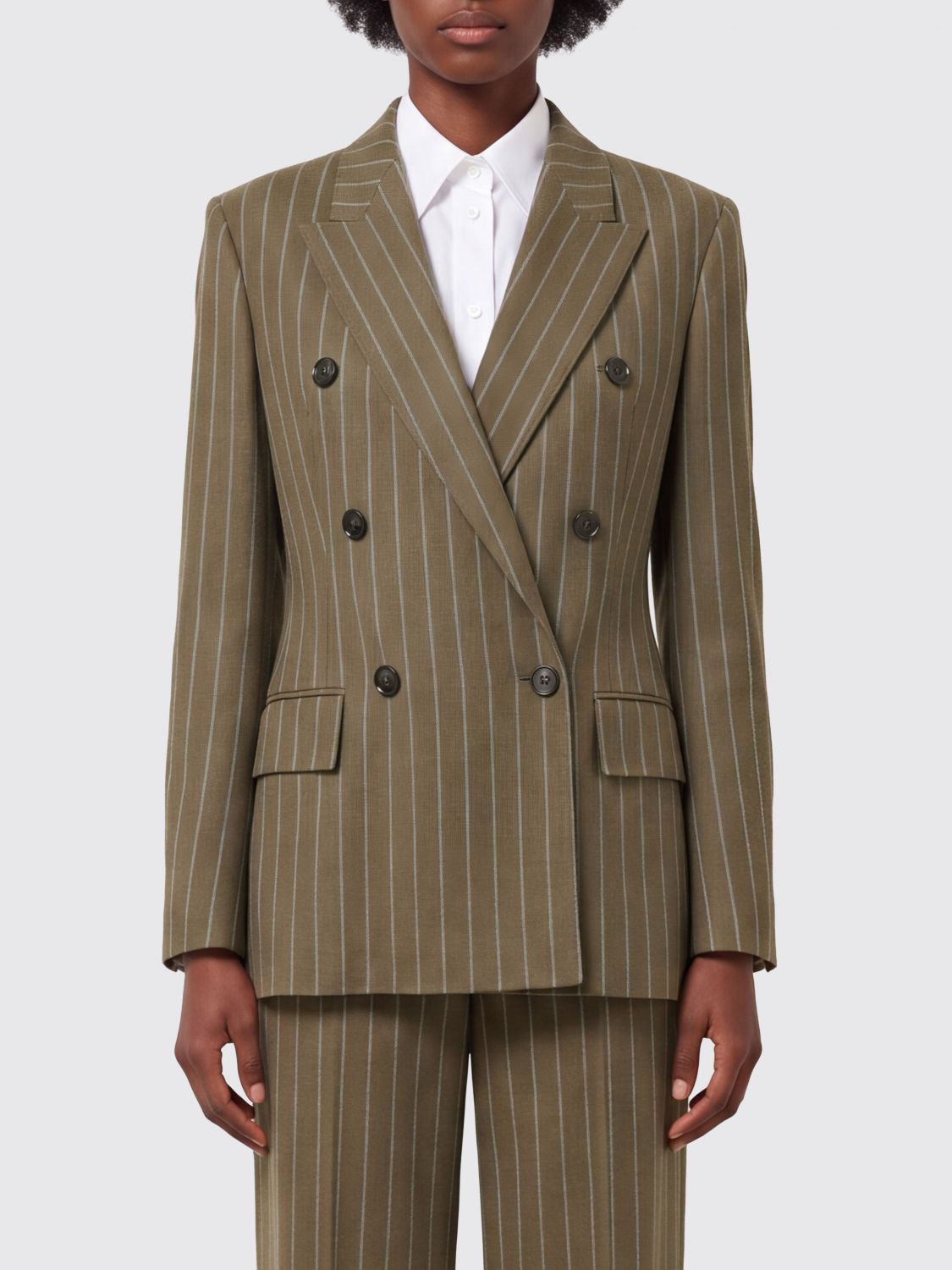 Max Mara Jacket Woman Beige MAX MARA
