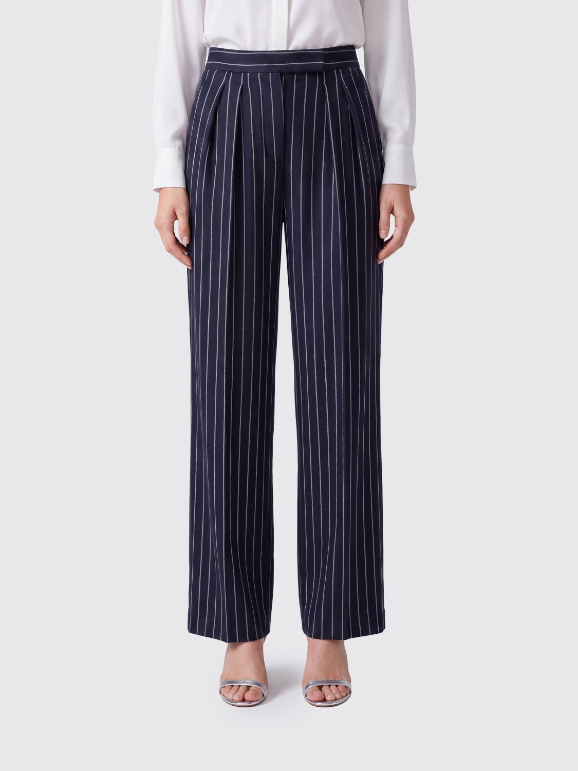 Max Mara Pants Woman Blue MAX MARA