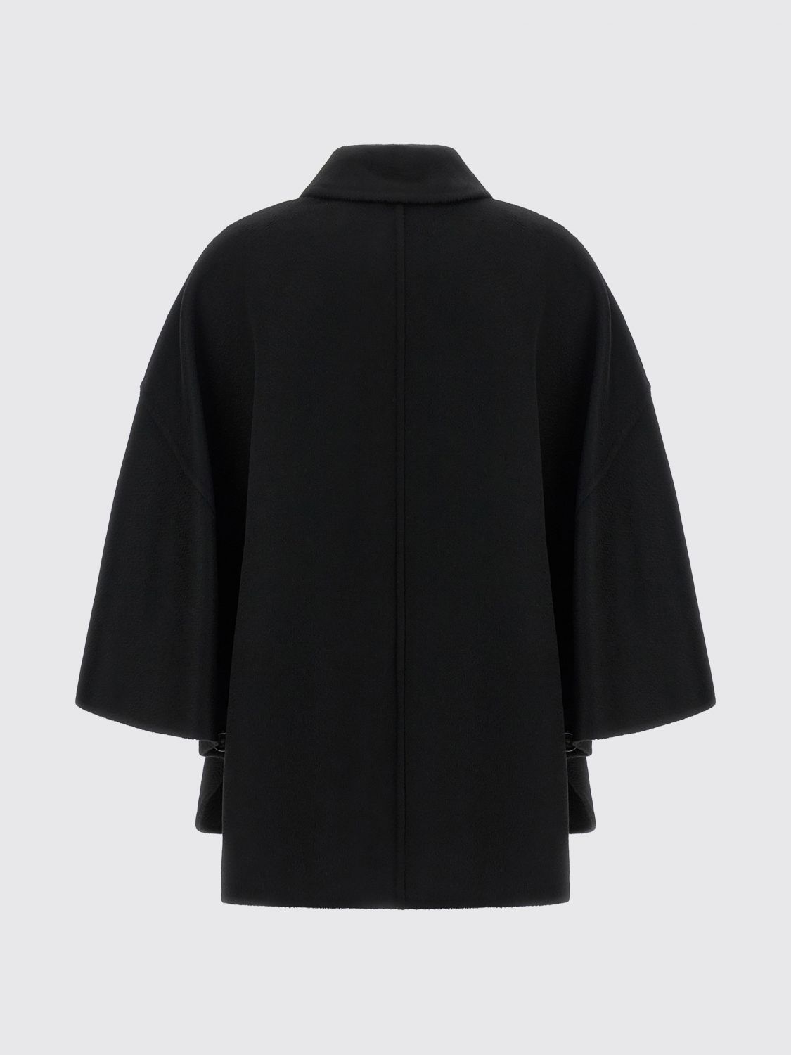 Double-Breasted Knee-Length Cashmere Coat Max Mara With Dropped Shoulders MAX MARA