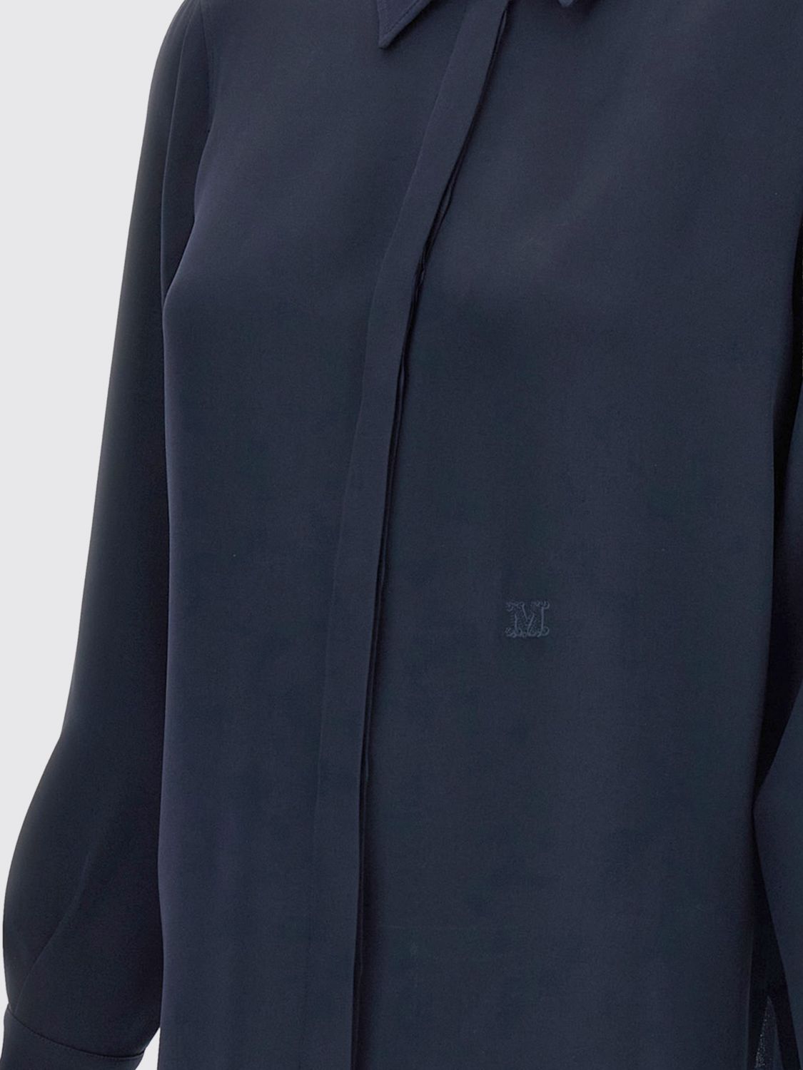Max Mara Women Silk Shirt Max Mara With A Concealed Button Placket MAX MARA