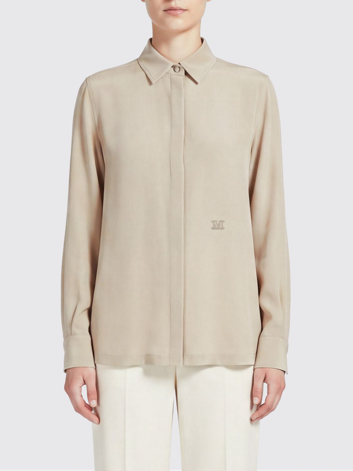 Max Mara Shirt Woman Grey MAX MARA