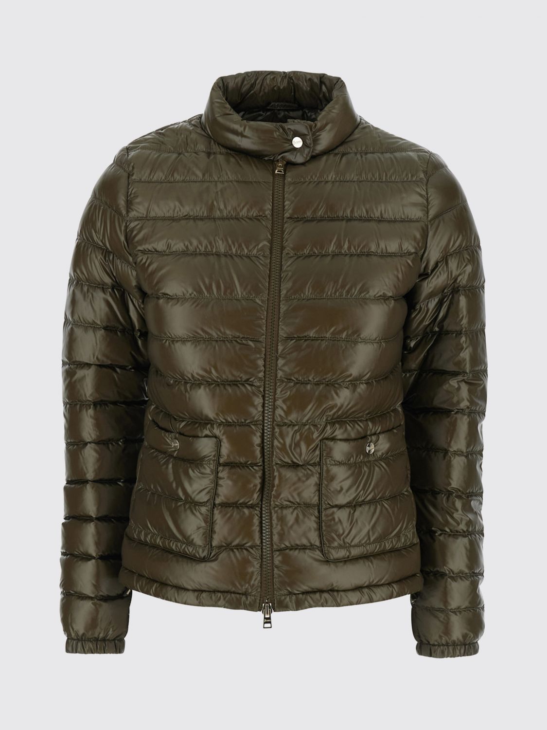 Herno Women Green Puffer Jacket With Quilted Design For Men HERNO