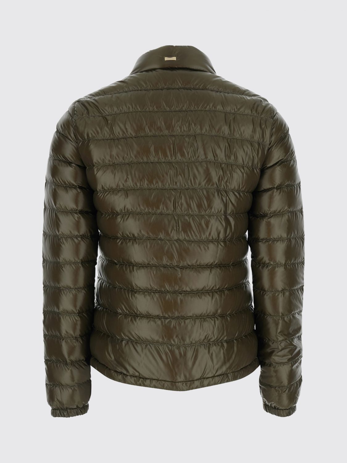 Herno Women Green Puffer Jacket With Quilted Design For Men HERNO
