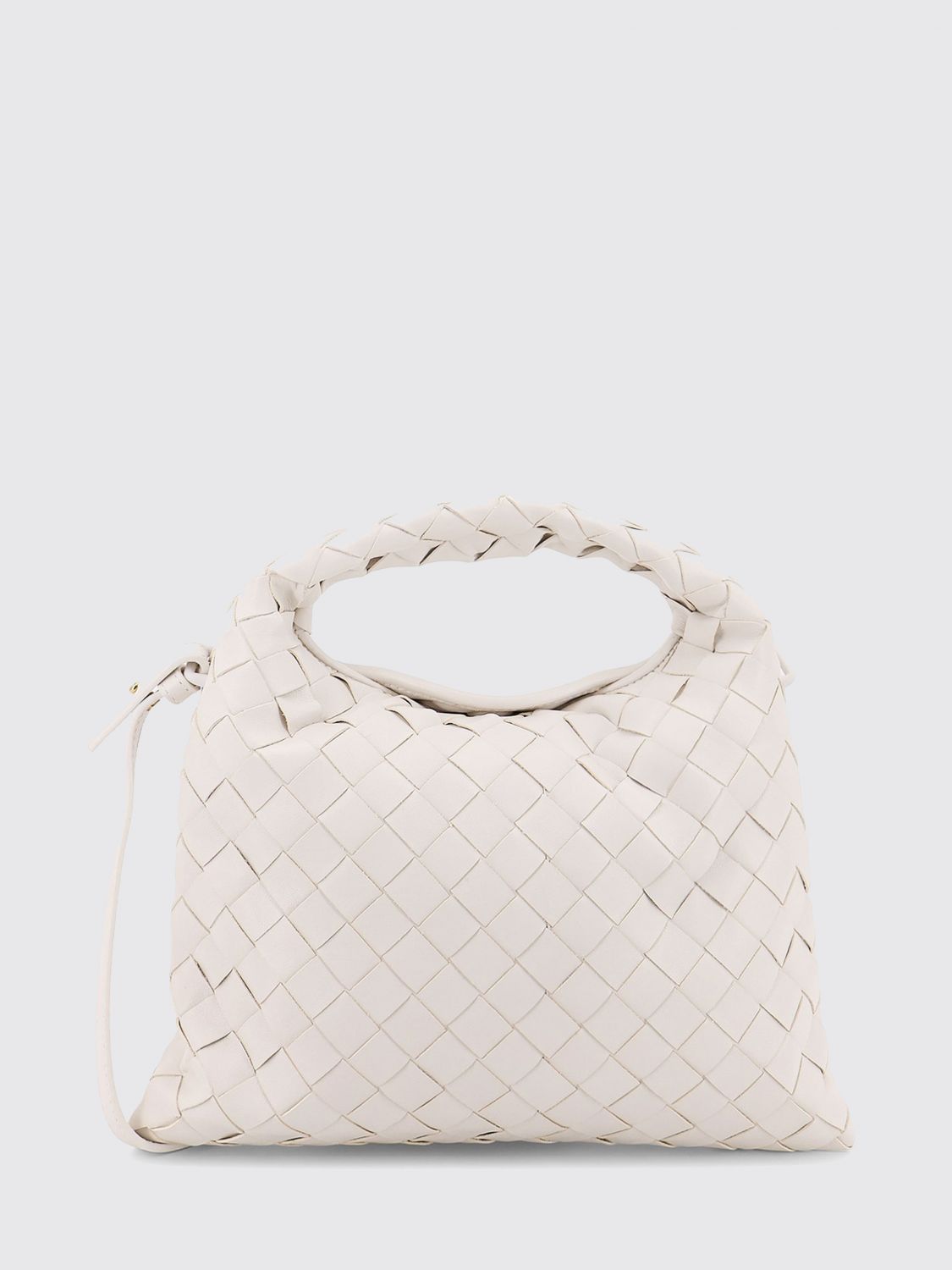 Bottega Veneta Women Small Hop Intrecciato Calfskin Handbag Bottega Veneta BOTTEGA VENETA