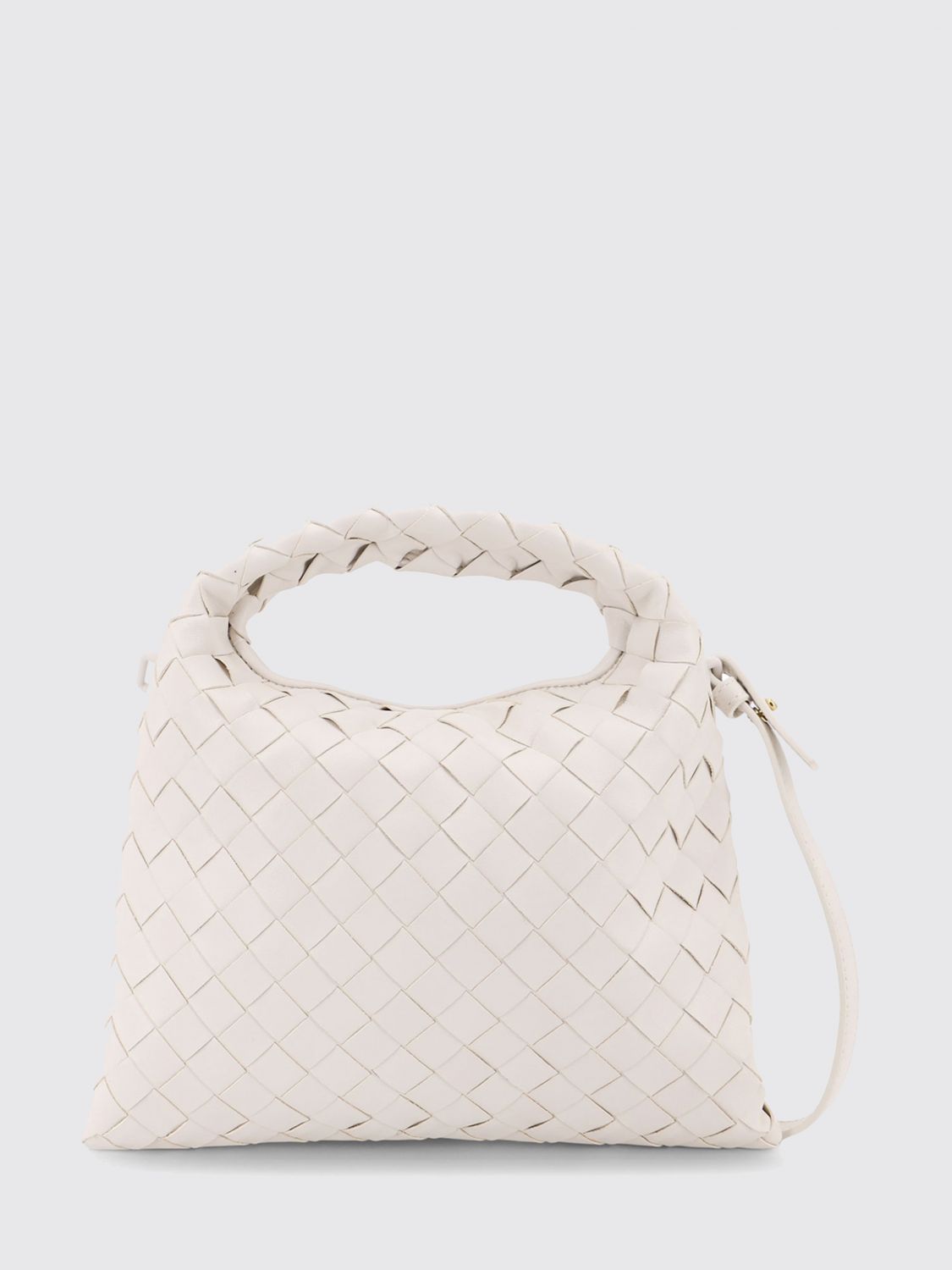 Bottega Veneta Women Small Hop Intrecciato Calfskin Handbag Bottega Veneta BOTTEGA VENETA