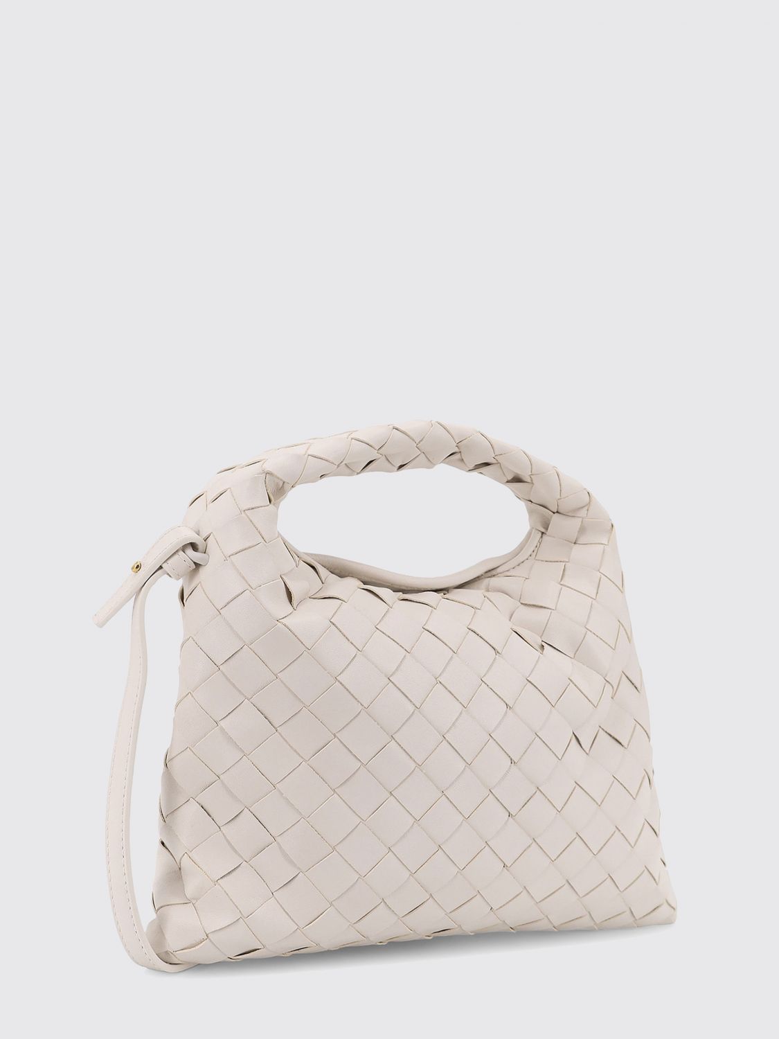 Bottega Veneta Women Small Hop Intrecciato Calfskin Handbag Bottega Veneta BOTTEGA VENETA