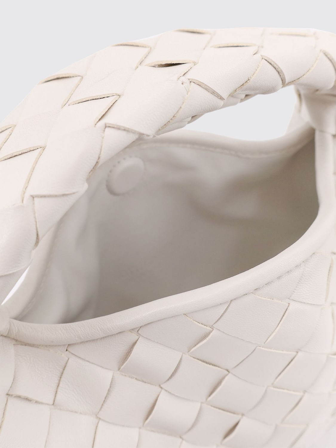 Bottega Veneta Women Small Hop Intrecciato Calfskin Handbag Bottega Veneta BOTTEGA VENETA