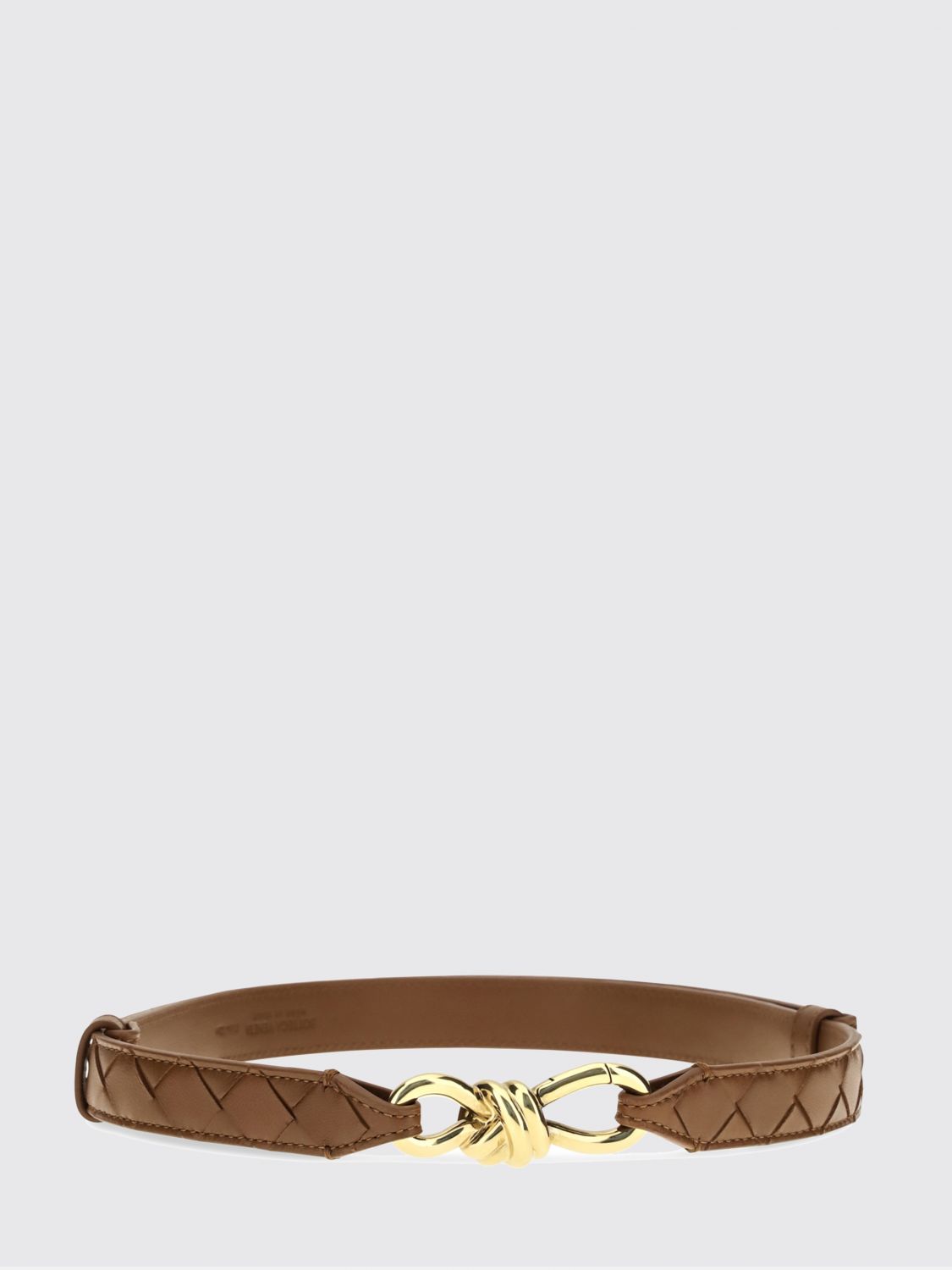Bottega Veneta Women Smooth Leather Belt Bottega Veneta With Metal Buckle BOTTEGA VENETA