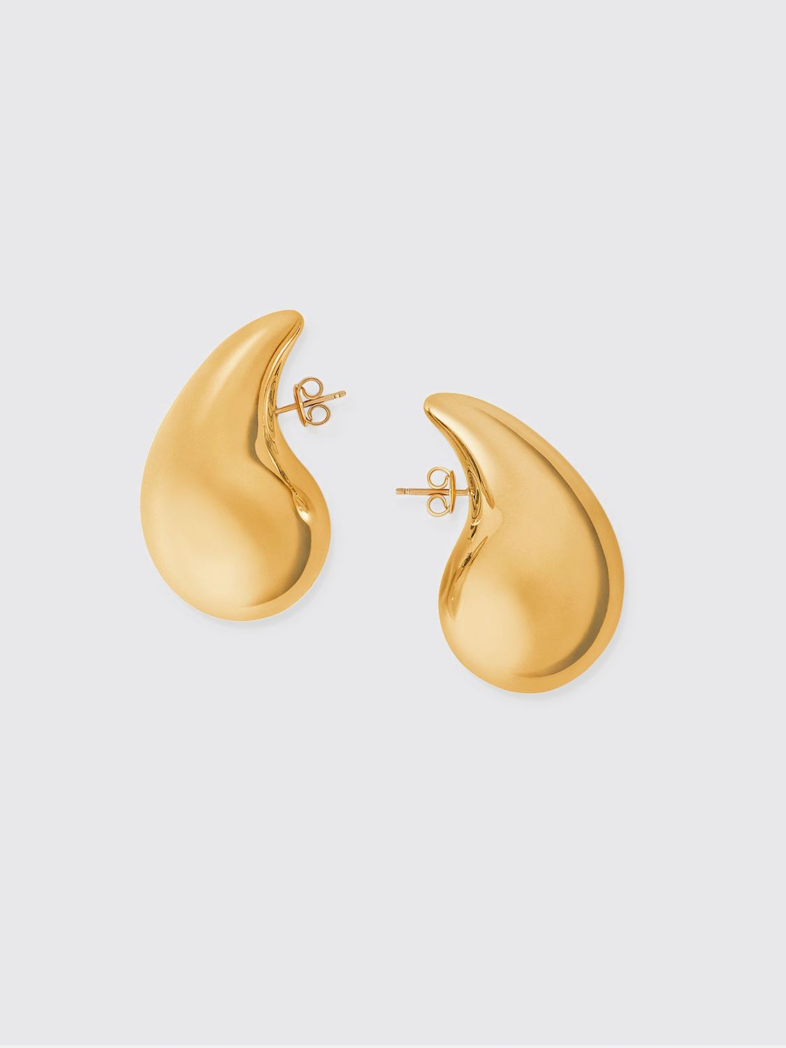 Bottega Veneta Women Bottega Veneta Drop Gold-Plated Sterling Silver Earrings BOTTEGA VENETA