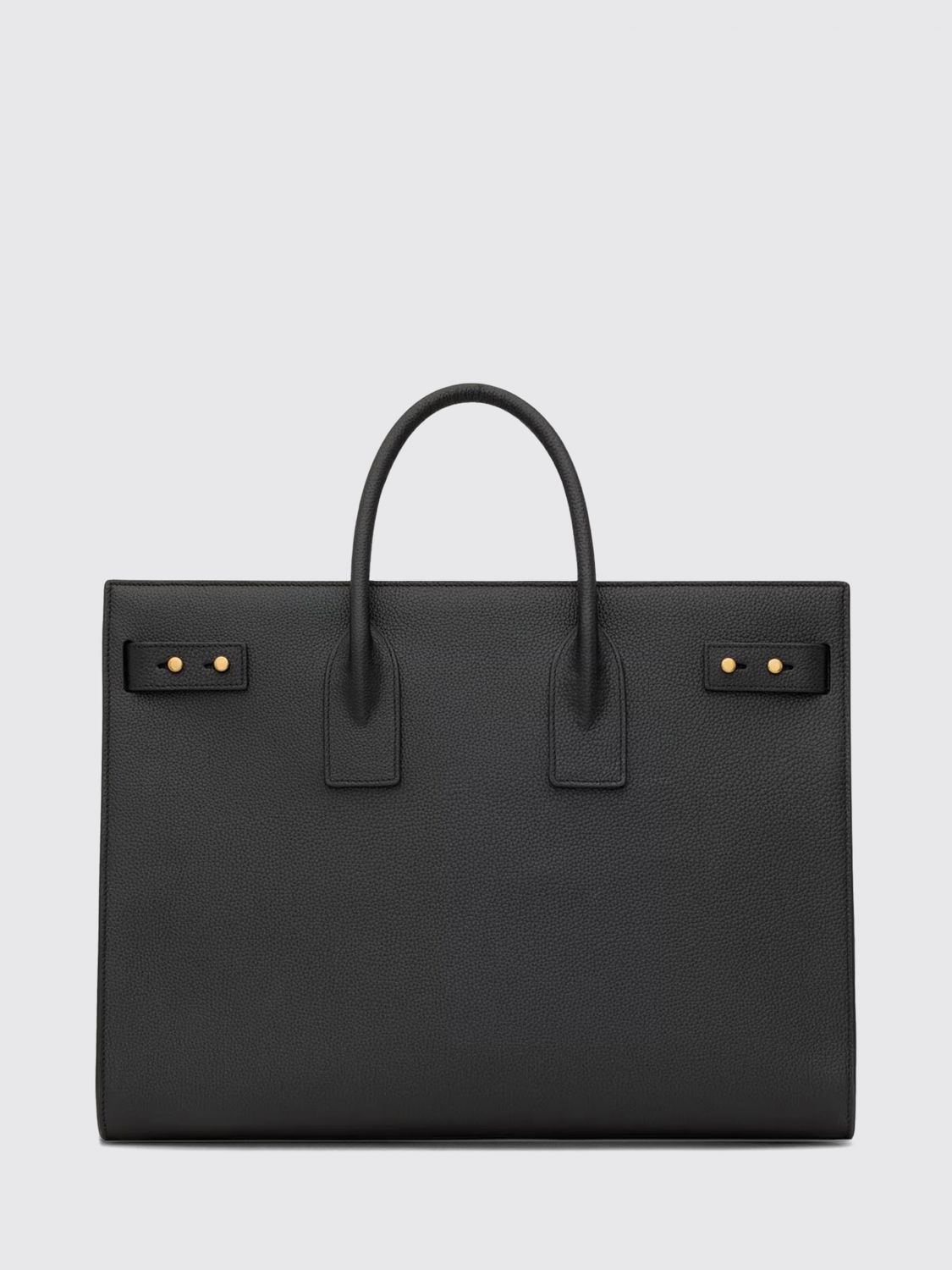 Saint Laurent Men Saint Laurent Sac De Jour Bag In Grained Calfskin Leather With Double Handle SAINT LAURENT