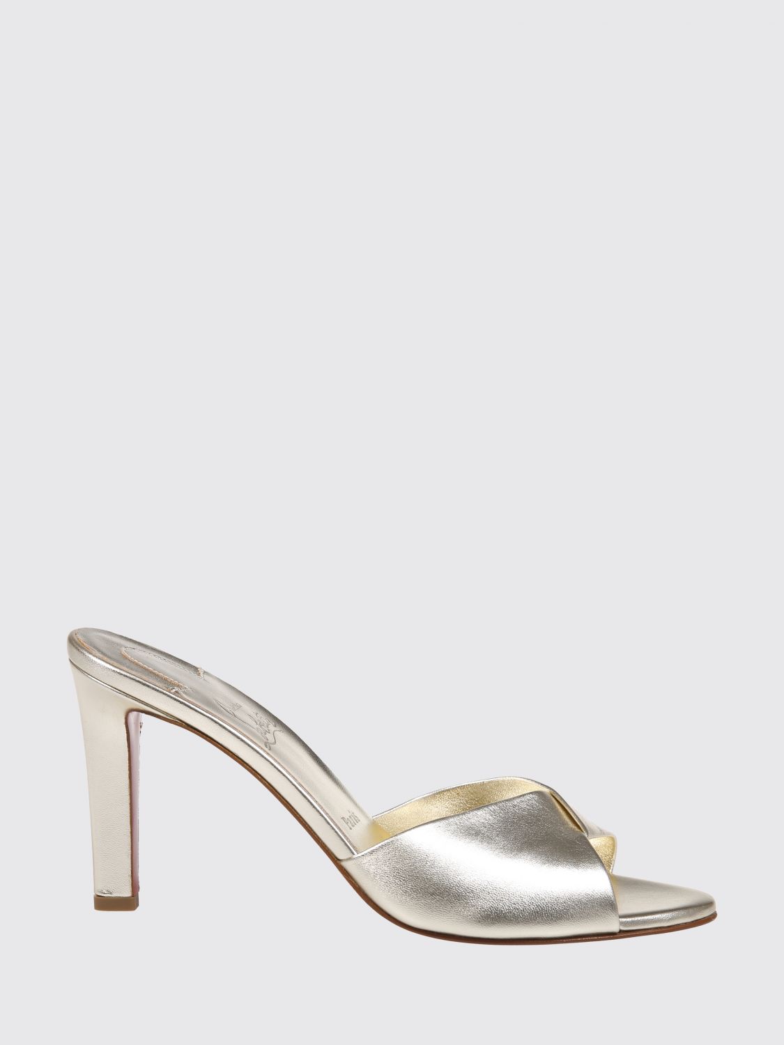 Christian Louboutin Heeled Sandal Woman Grey CHRISTIAN LOUBOUTIN