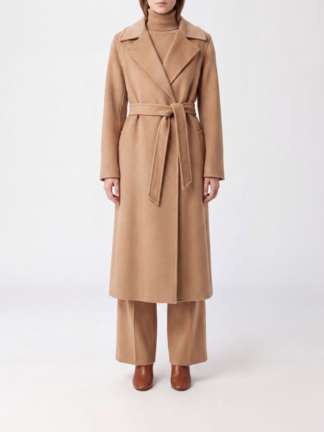 Max Mara Coat Woman Brown MAX MARA