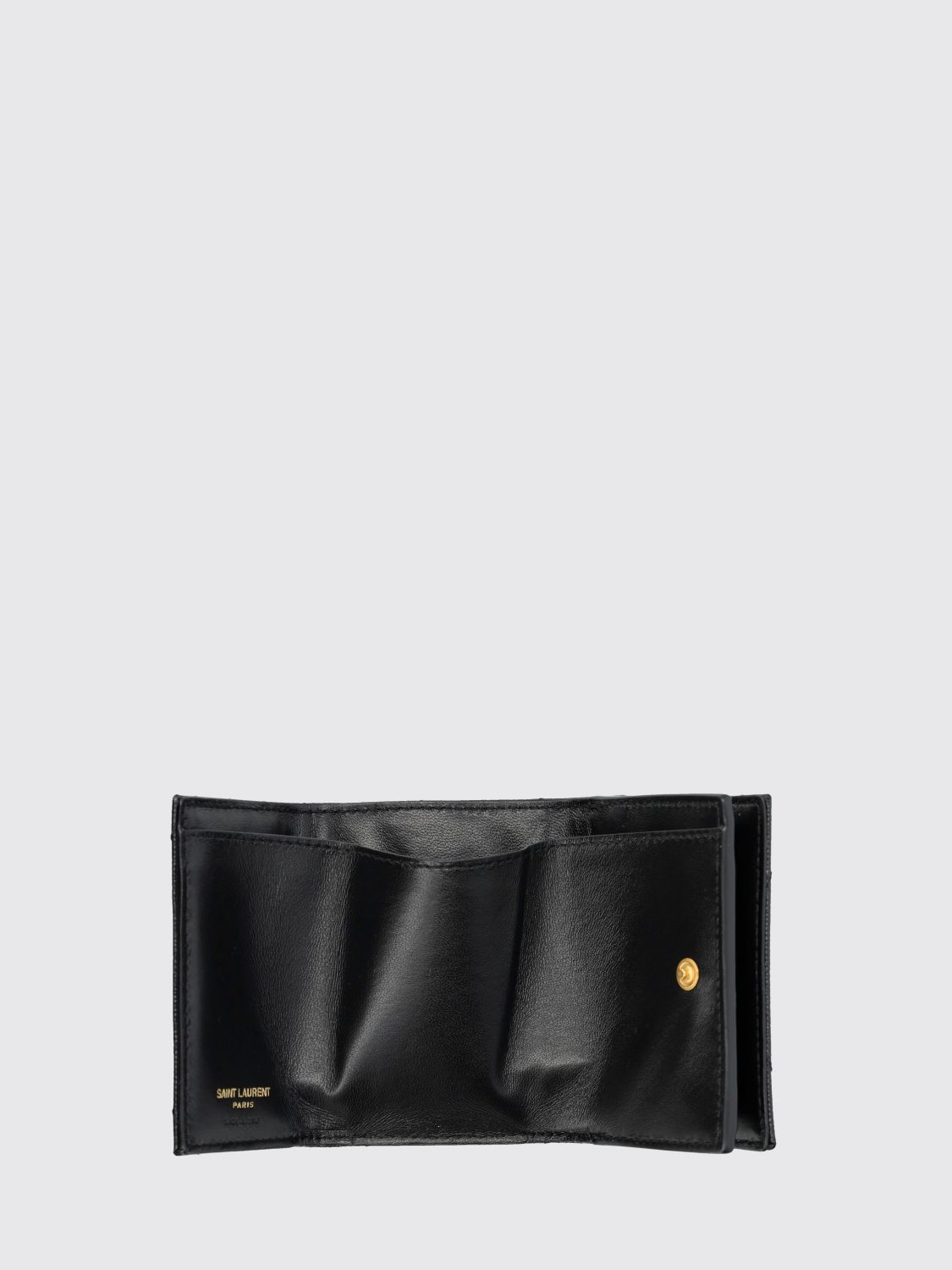Saint Laurent Wallet Woman Black SAINT LAURENT