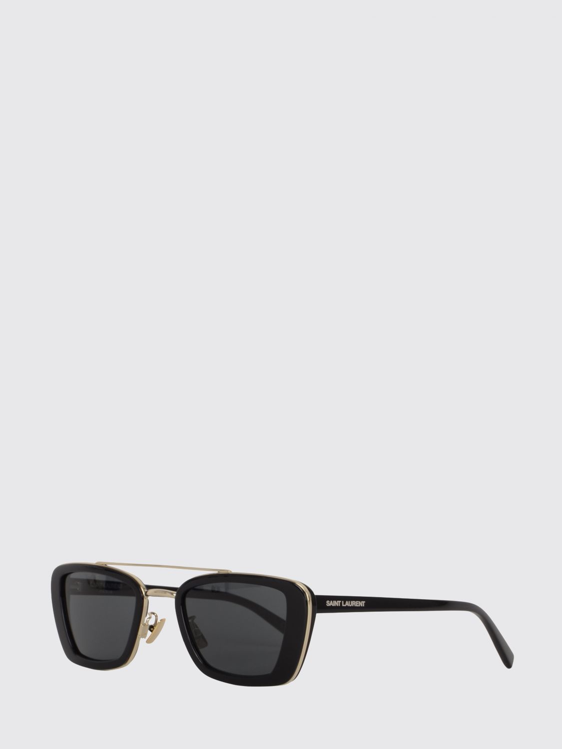 Saint Laurent Men Tortoiseshell Cat-Eye Sunglasses Saint Laurent With Metal Double Bridge SAINT LAURENT