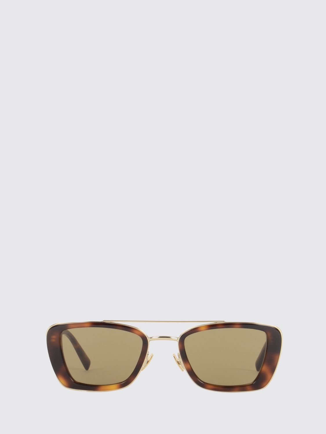 Saint Laurent Men Tortoiseshell Cat-Eye Sunglasses Saint Laurent With Metal Double Bridge SAINT LAURENT