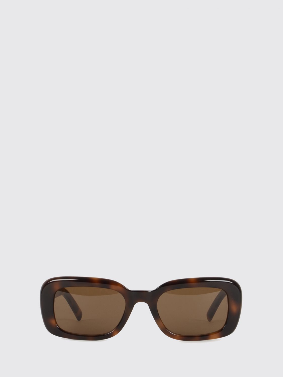 Saint Laurent Men Rectangular Tortoiseshell Sunglasses Saint Laurent With Ysl Monogram SAINT LAURENT