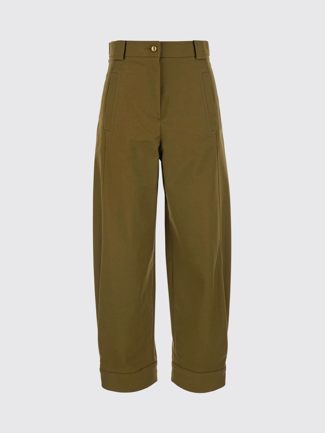 Max Mara Pants Woman Kaki MAX MARA