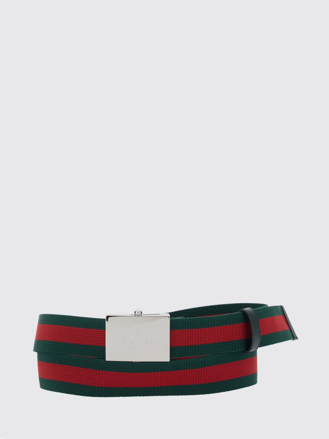 Gucci Men Web Stripe Polyester Belt Gucci GUCCI