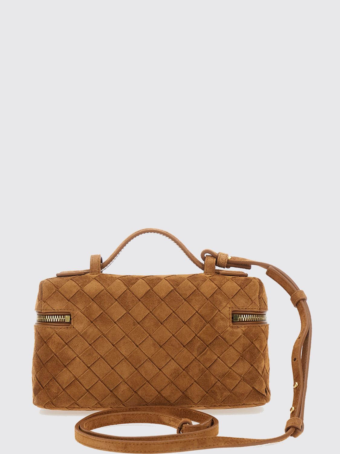 Bottega Veneta Women Bang Bang Intrecciato Suede Leather Mini Bag Bottega Veneta BOTTEGA VENETA