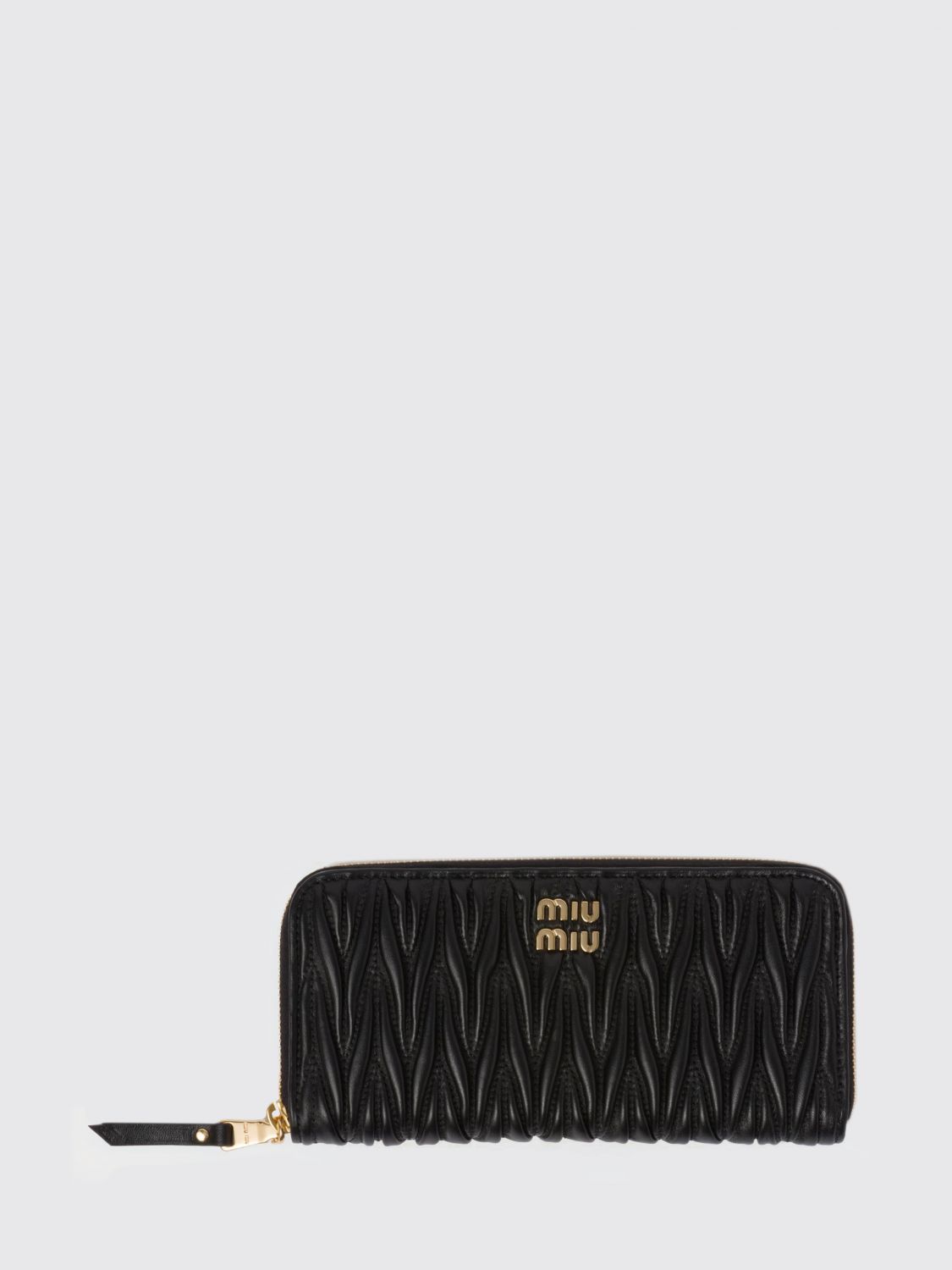 Miu Miu Wallet Woman Black MIU MIU