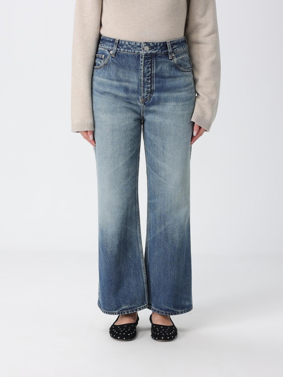 AlaiA Women Mid-Rise Flared Jeans Alaia In Cotton Denim With A Five-Pocket Design ALAIA